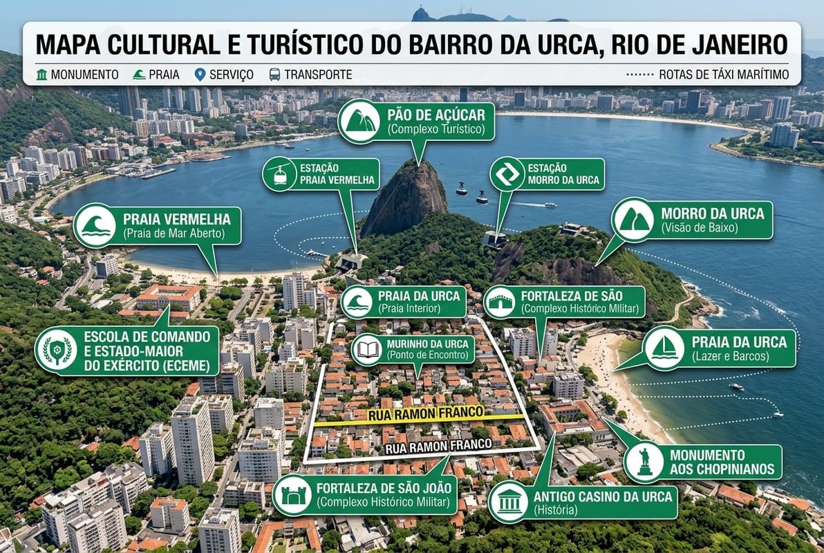 Bairro da Urca no Rio de Janeiro - www.riodejaneiroportal.com.br
