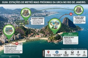 Estações de Metrô Mais Próximas da Urca no RJ