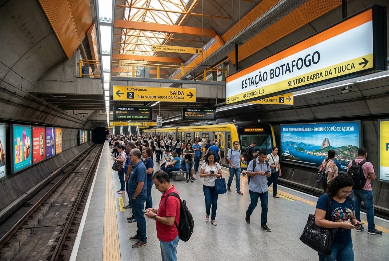 Estações de Metrô Mais Próximas da Urca - www.riodejaneiroportal.com.br