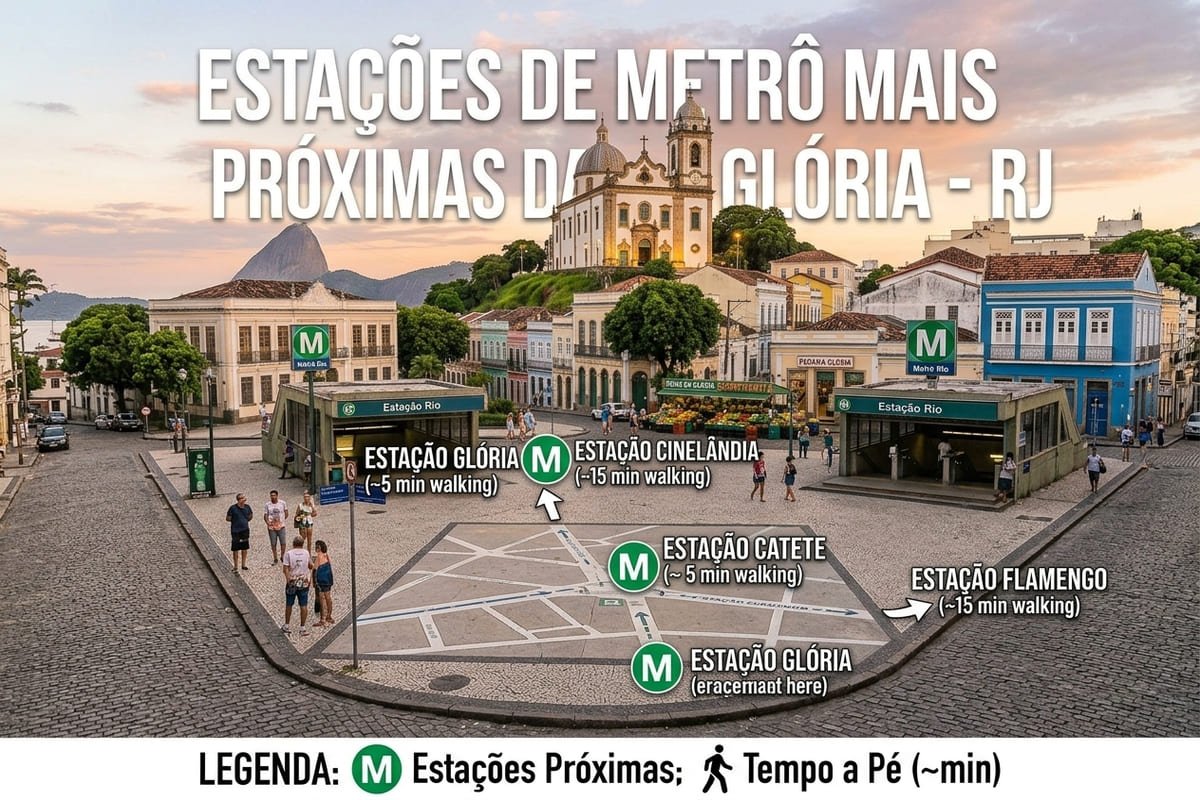 Estações de Metrô Mais Próximas da Glória - Rio de Janeiro Portal