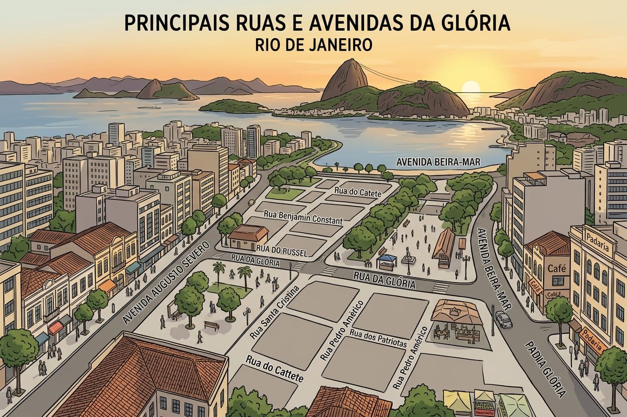 Principais Ruas e Avenidas da Glória - Rio de Janeiro Portal
