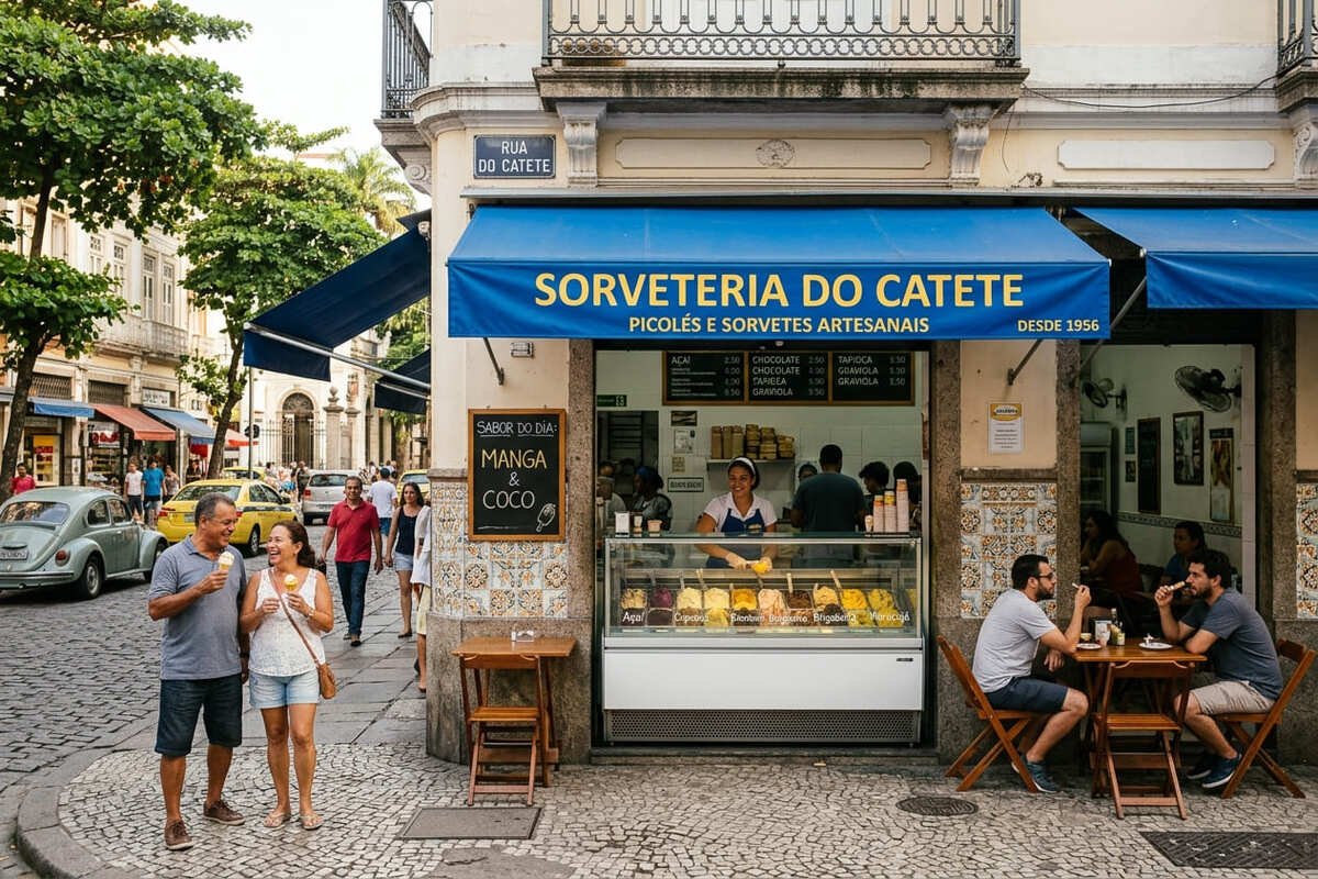 As melhores sorveterias no Catete no Rio de Janeiro