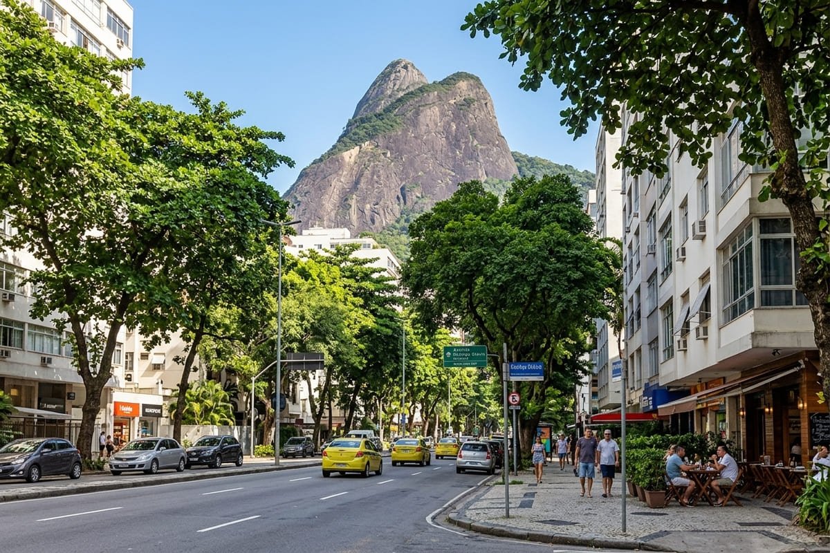 As principais ruas e avenidas da Gávea no Rio de Janeiro