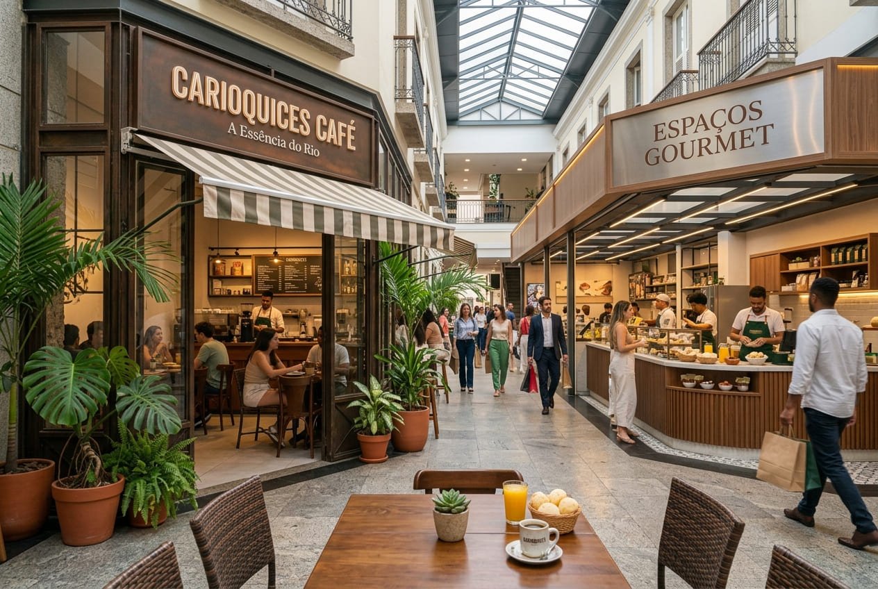 Cafeterias do Shopping da Gávea (Carioquices Café e Espaços Gourmet)