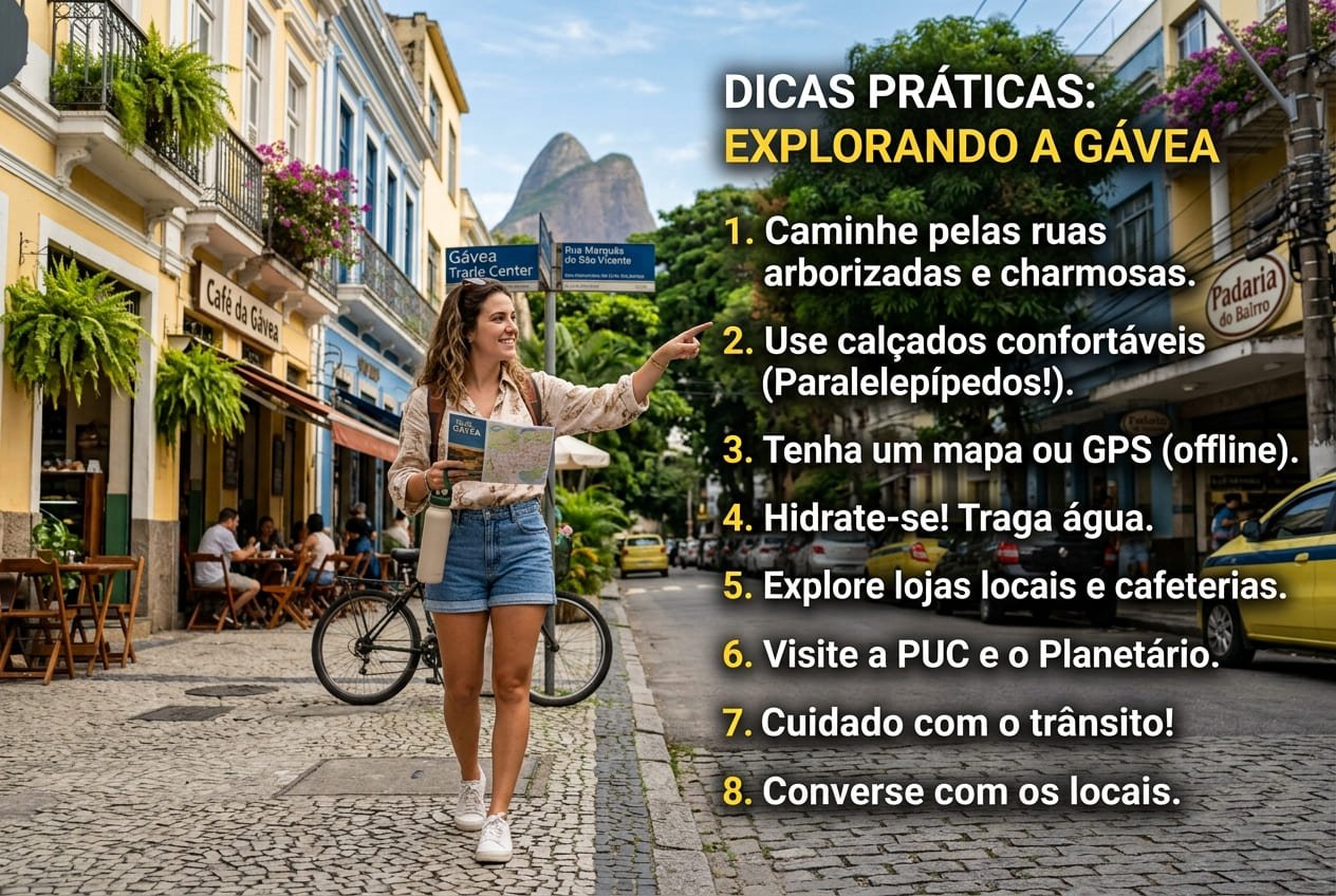 Dicas Práticas para Navegar e Explorar as Ruas da Gávea