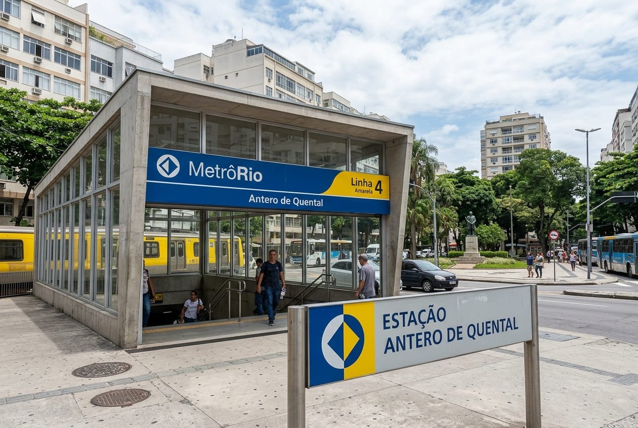 Estação Antero de Quental (MetrôRio - Linha 4) - Rio de Janeiro Portal