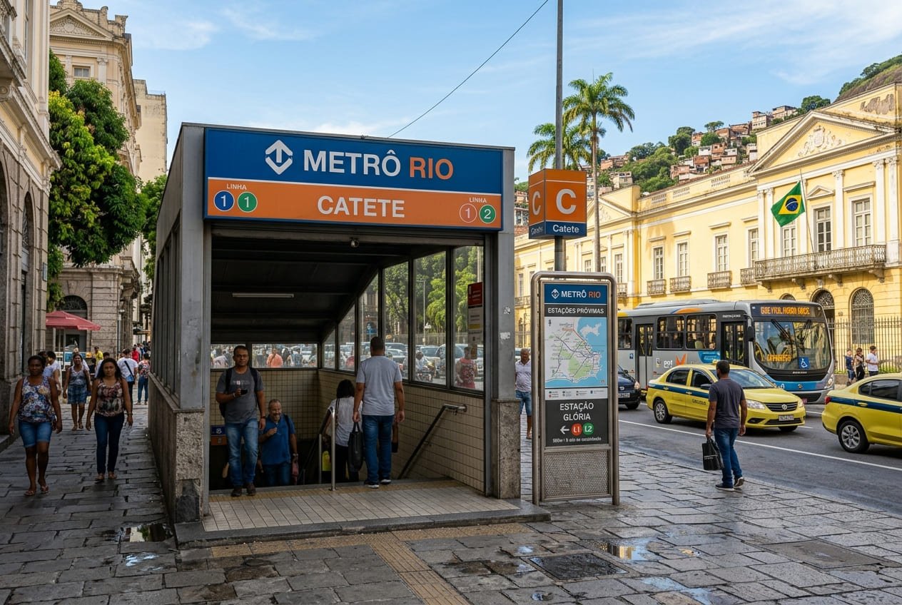 Estação Catete (MetrôRio - Linhas 1 e 2) - Rio de Janeiro Portal