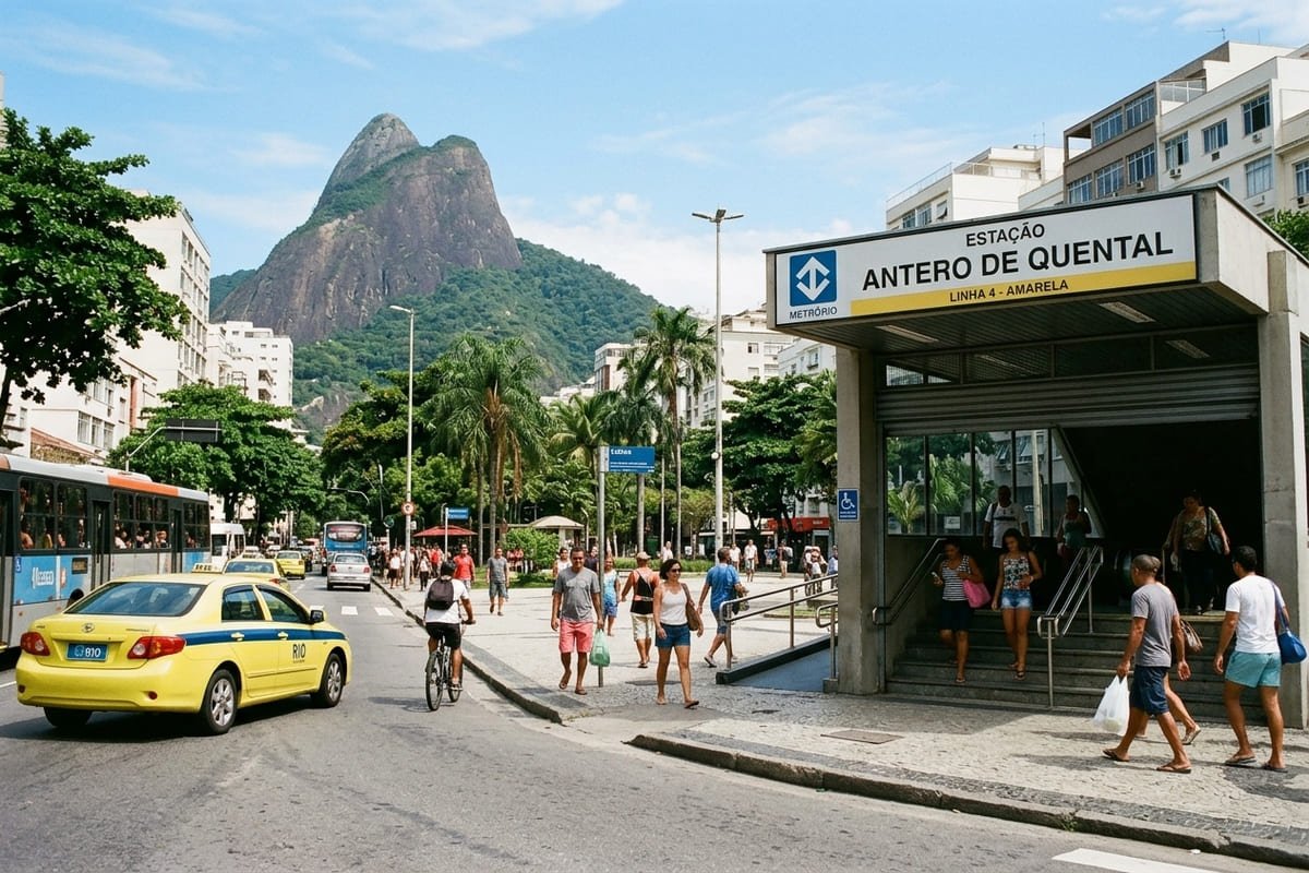 Estações de metrô mais próximas da Gávea no RJ