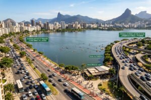 Principais ruas e avenidas na Lagoa - Rio de Janeiro Portal