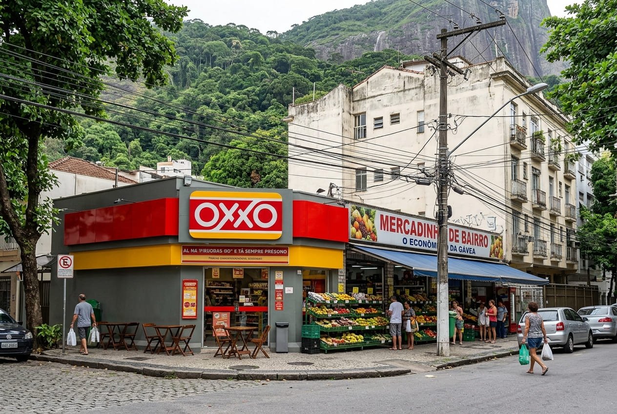 Redes de Proximidade e Conveniência (Oxxo e Mercadinhos de Bairro)