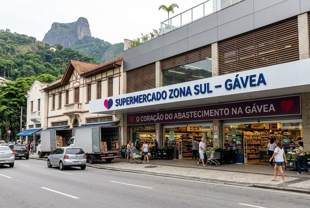Supermercado Zona Sul – O Coração do Abastecimento na Gávea