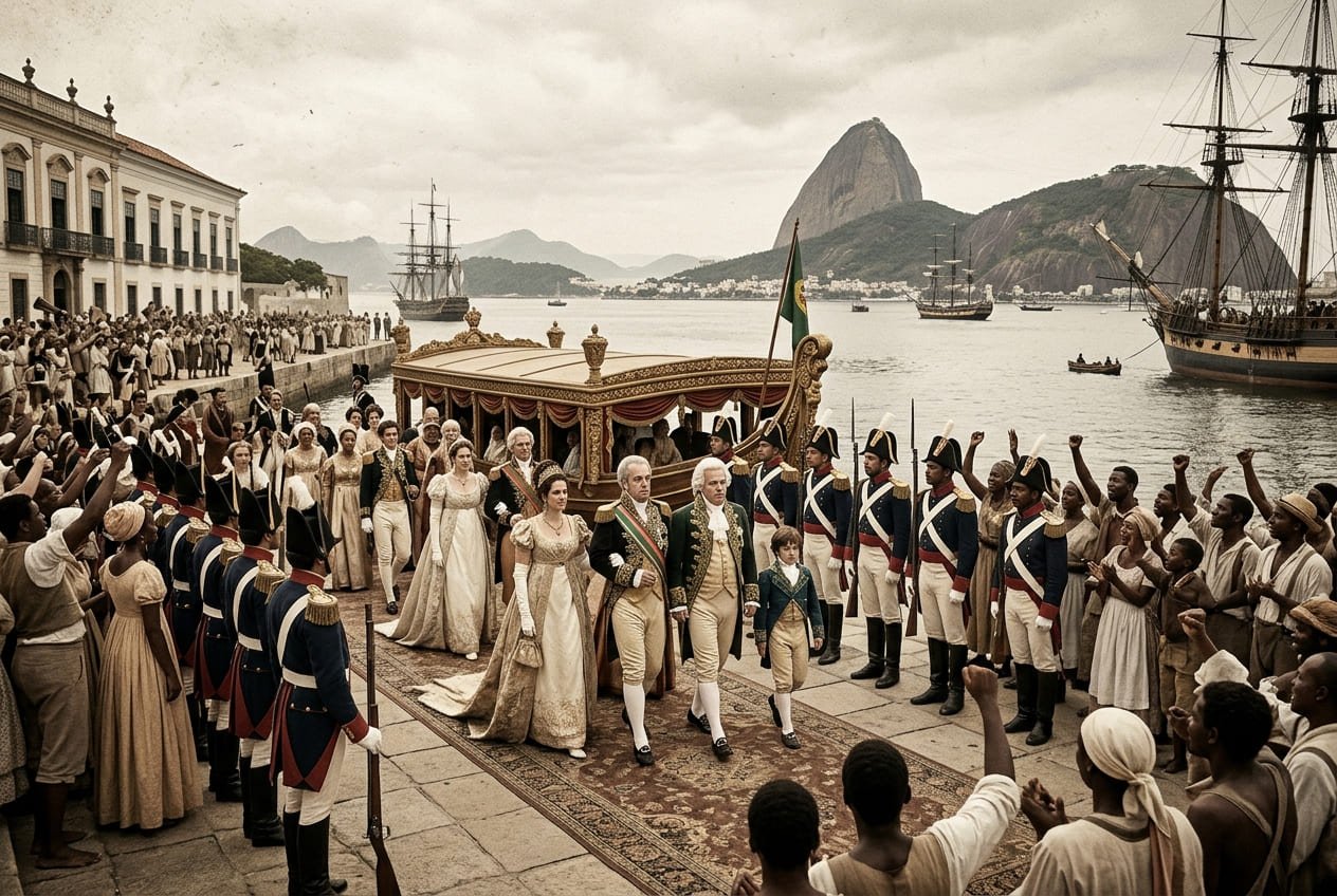 chegada da Família Real Portuguesa ao Rio de Janeiro